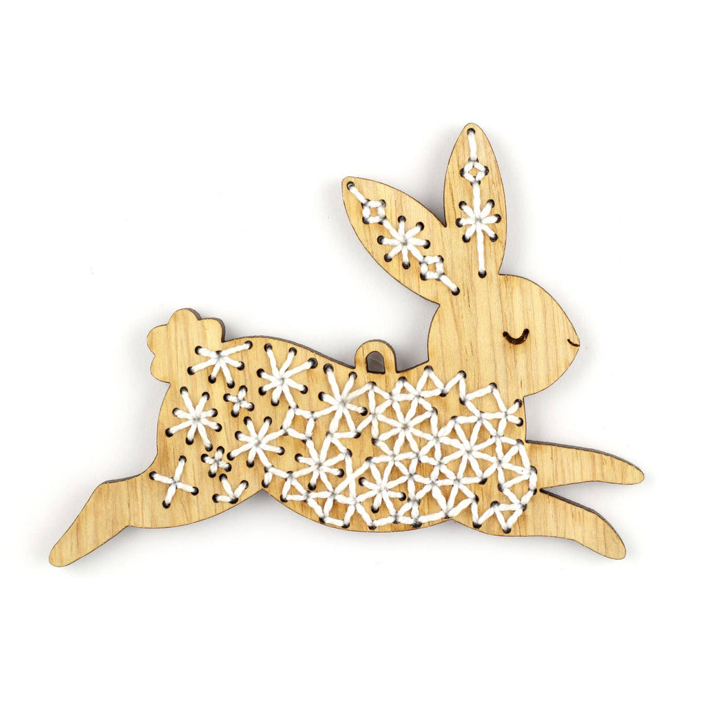 Kiriki Press - Ornament Embroidery Kits - Rabbit