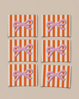 Matchy Matchy Sewing Club - Pink Bow Large Woven Labels