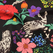 Echino - Cotton/Linen Canvas - Wonder - Black