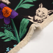Echino - Cotton/Linen Canvas - Wonder - Black