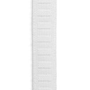 1" White Elastic - Various