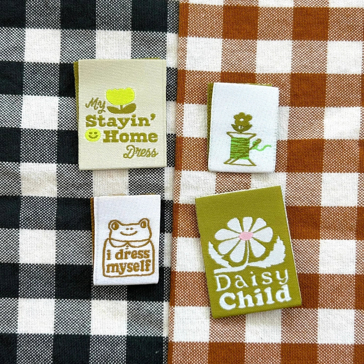 Cotton and Ochre - Mossy Pack Woven Labels