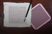 Socorro Society - Sashiko Grid Stencil - Various Colors
