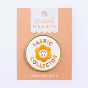 Sarah Hearts - Fabric Collector Iron-on Patch