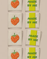 Matchy Matchy Sewing Club - Made by Me/Strawberry Square Woven Labels