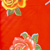 SALE-Oil Cloth - Lemons - Red