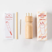 Cotton Clara - French Knitting Bobbin - Wooden Dolly