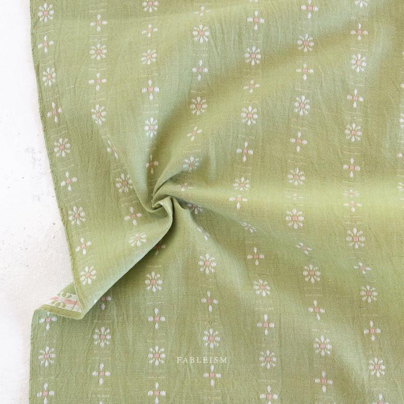 Fableism - Forest Forage - Daisies - Celadon fabric