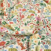 Fabric Godmother - Garden Vine Denim - Ivory