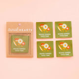 Sarah Hearts - Good Things Take Time Woven Sewing Labels