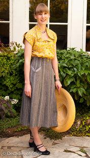 Decades of Style - #5004 1950s Gourmet Skirt - PDF and Printed Pattern