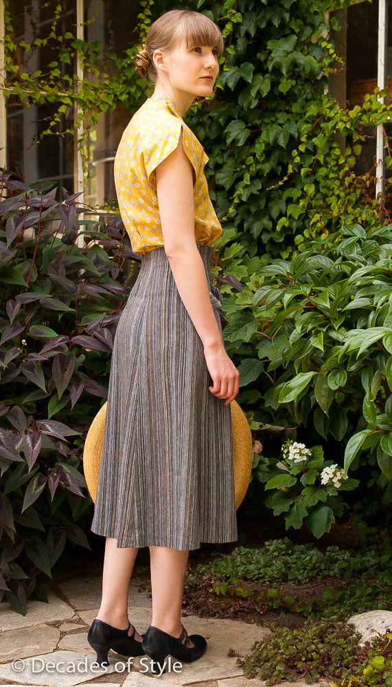 Decades of Style - #5004 1950s Gourmet Skirt - PDF and Printed Pattern