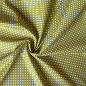 Vancet - Cotton Sheeting - Tiny Windowpane Plaid - Chartreuse