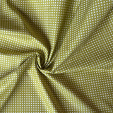 Vancet - Cotton Sheeting - Tiny Windowpane Plaid - Chartreuse