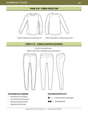 Road Trip Pattern Co. - Basecamp Set - PDF and Printed Pattern