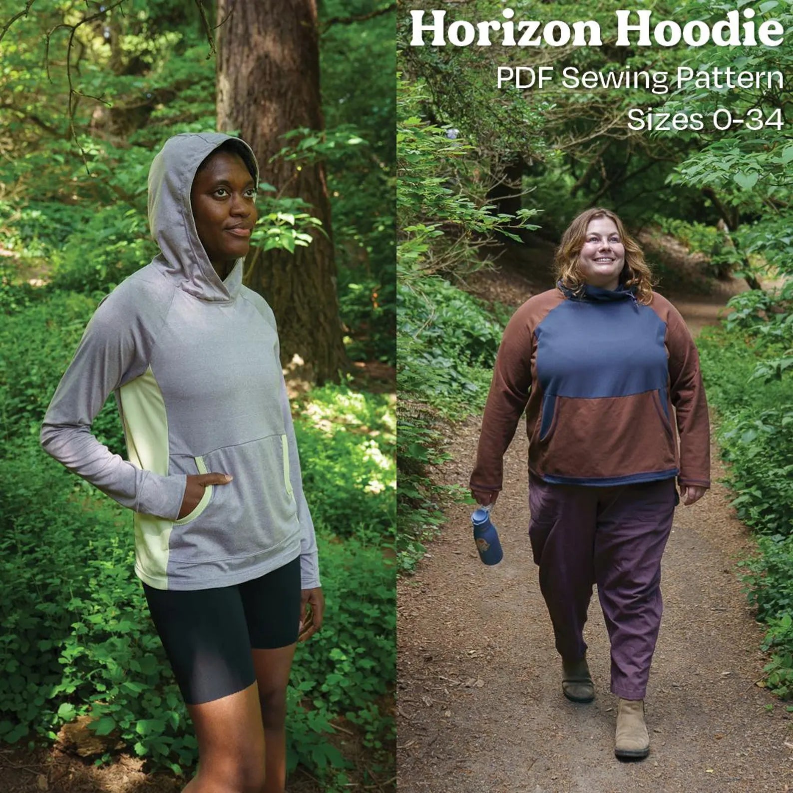 Road Trip Pattern Co. - Horizon Hoody - PDF and Printed Pattern