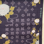 Kobayashi - Cotton Dobby - Fruit & Floral - Aubergine