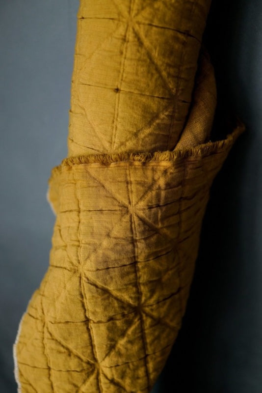 Merchant & Mills - Quilted Jacquard Cotton - Laine Mustard