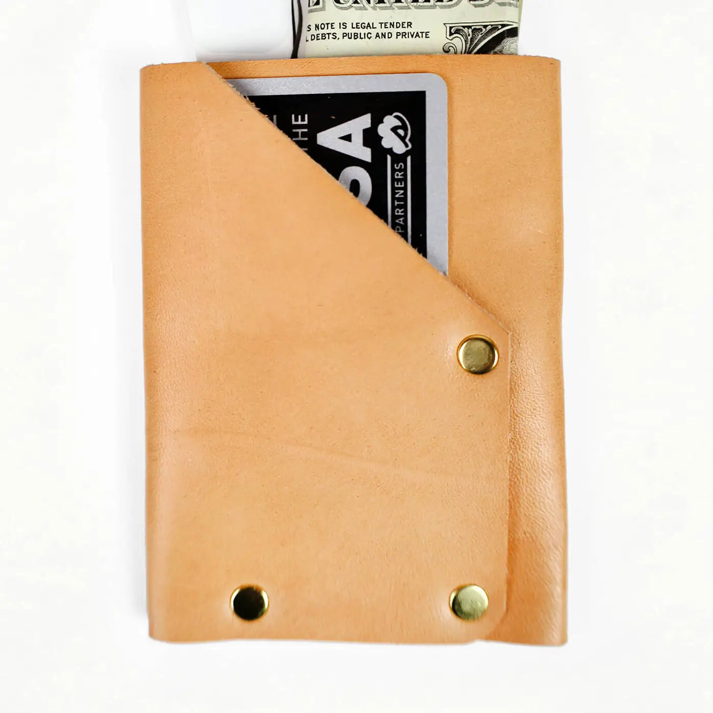Klum House -  DIY Vegetable-Tanned Leather Card Holder Kit