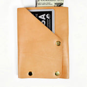 Klum House -  DIY Vegetable-Tanned Leather Card Holder Kit
