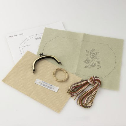 Botanique Embroidery Purse Kit - Various Colors