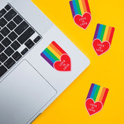 Sarah Hearts - Love is Love Sticker