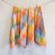 Fableism - Yarn-Dyed Woven Cotton - Lumiere - Happy Checkers - Sailor