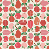 Cotton + Steel - Under The Apple Tree - Orchard - Apple Red