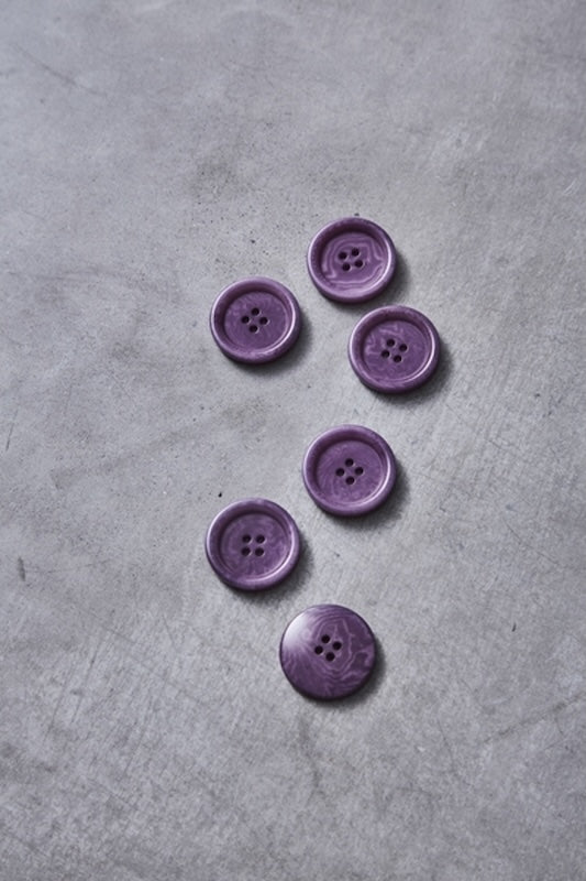 Meet Milk - 25mm Dish Corozo Button - Various Colors