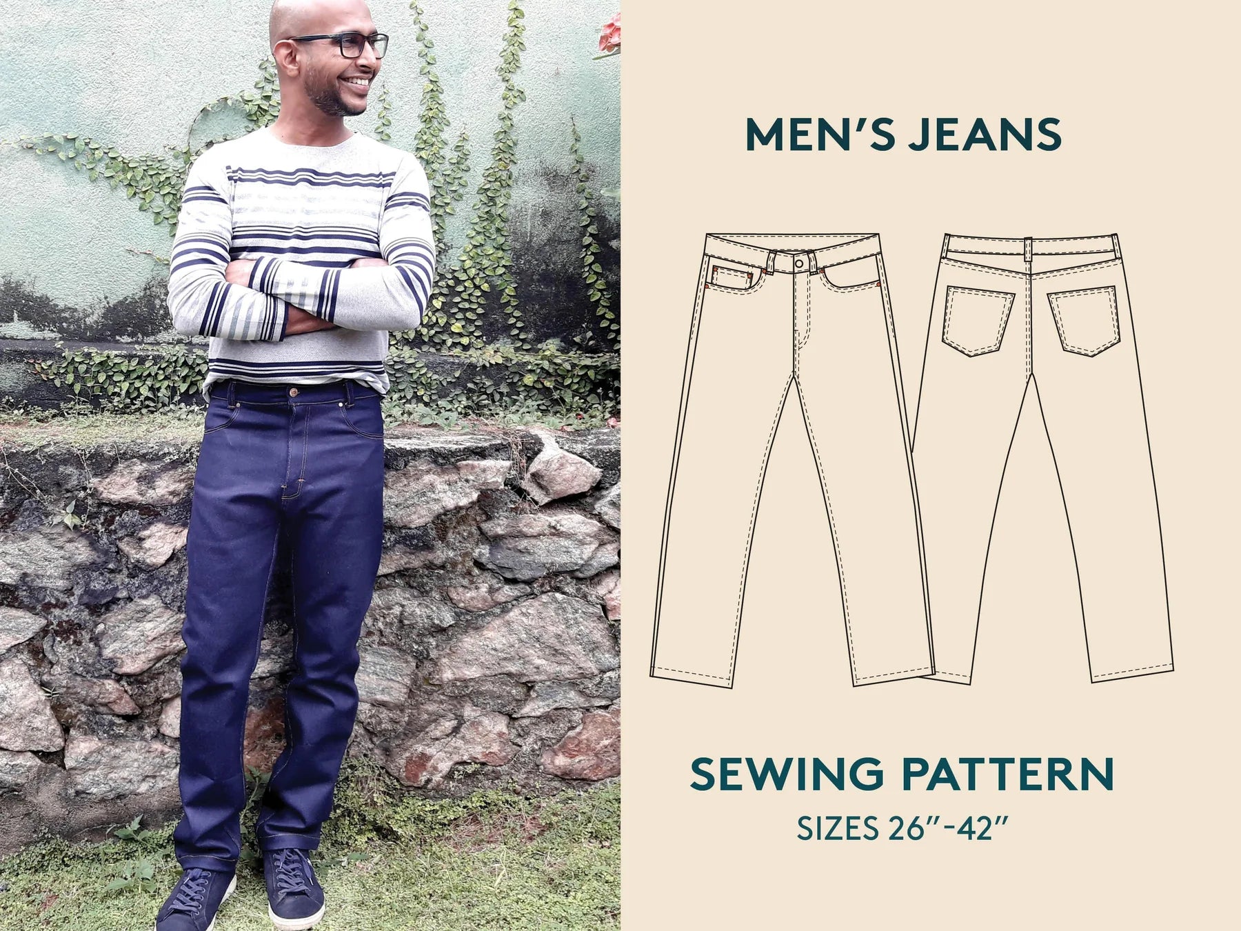 Wardrobe By Me - Men's Jeans - Size 26"-42"