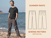 Wardrobe By Me - Men's Summer Pants - Size 2XS-4XL