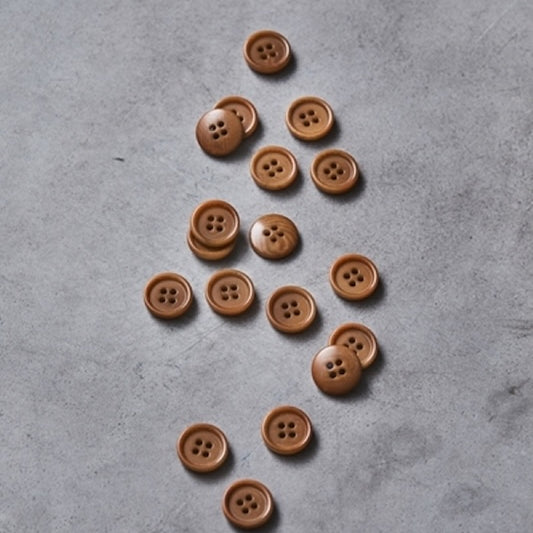 Meet Milk - 15mm Dish Corozo Button - Various Colors