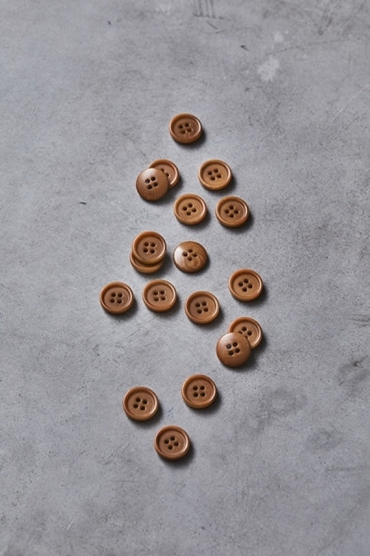 Meet Milk - 15mm Dish Corozo Button - Various Colors