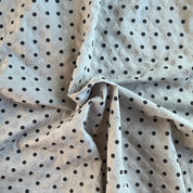 Kokka - Salt-shrunk Cotton Lawn - Gray Dot