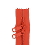YKK #4.5 Coil Double-Zip Bag Zipper - 18" - Various Colors