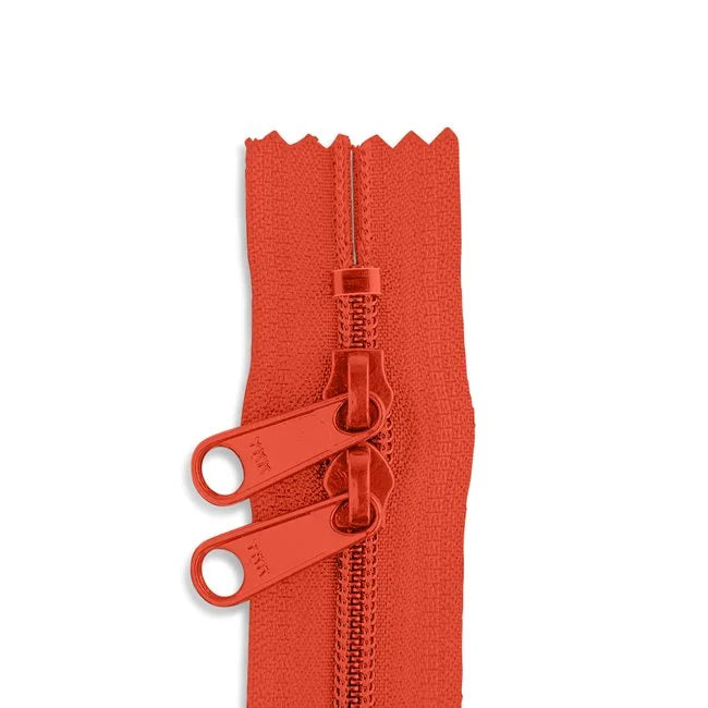 YKK #4.5 Coil Double-Zip Bag Zipper - 18" - Various Colors