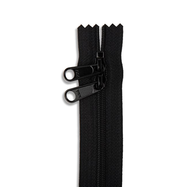 YKK #4.5 Coil Double-Zip Bag Zipper - 18" - Various Colors