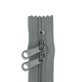 YKK #4.5 Coil Double-Zip Bag Zipper - 18" - Various Colors