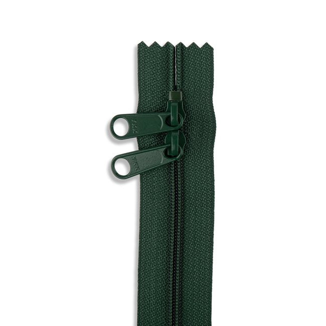 YKK #4.5 Coil Double-Zip Bag Zipper - 18" - Various Colors