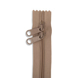 YKK #4.5 Coil Double-Zip Bag Zipper - 18" - Various Colors