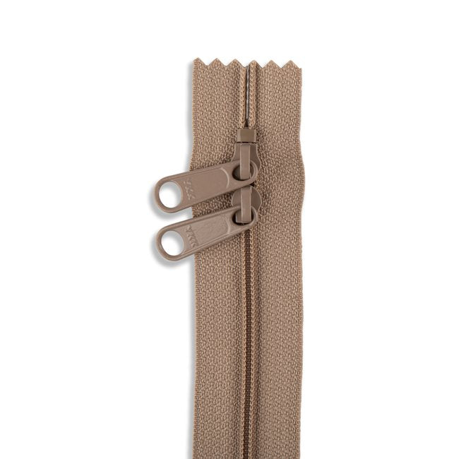 YKK #4.5 Coil Double-Zip Bag Zipper - 18" - Various Colors
