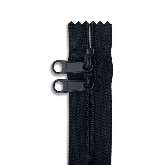 YKK #4.5 Coil Double-Zip Bag Zipper - 18" - Various Colors