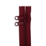 YKK #4.5 Coil Double-Zip Bag Zipper - 18" - Various Colors
