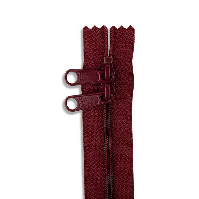YKK #4.5 Coil Double-Zip Bag Zipper - 18" - Various Colors