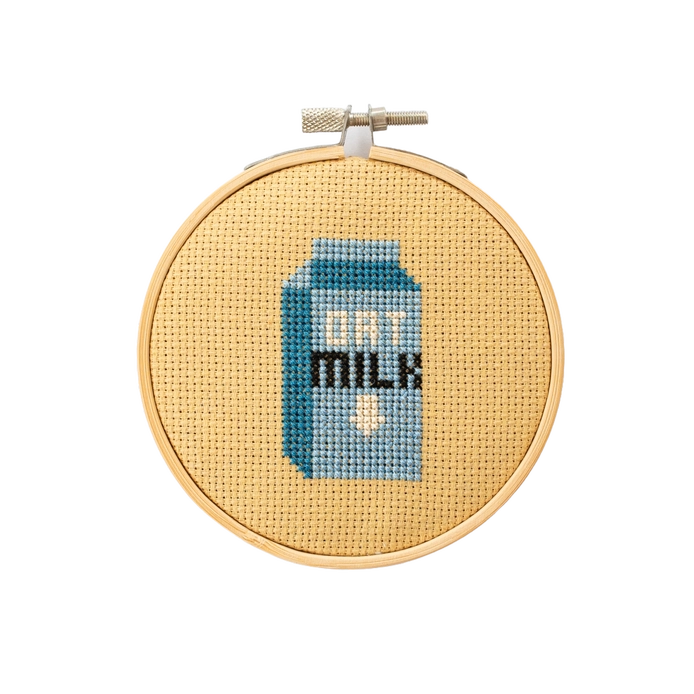 Cotton Clara - Cross Stitch - Oat Milk