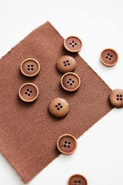 Mind the Maker - Corozo Buttons - 15mm - Four Hole - Various Colors