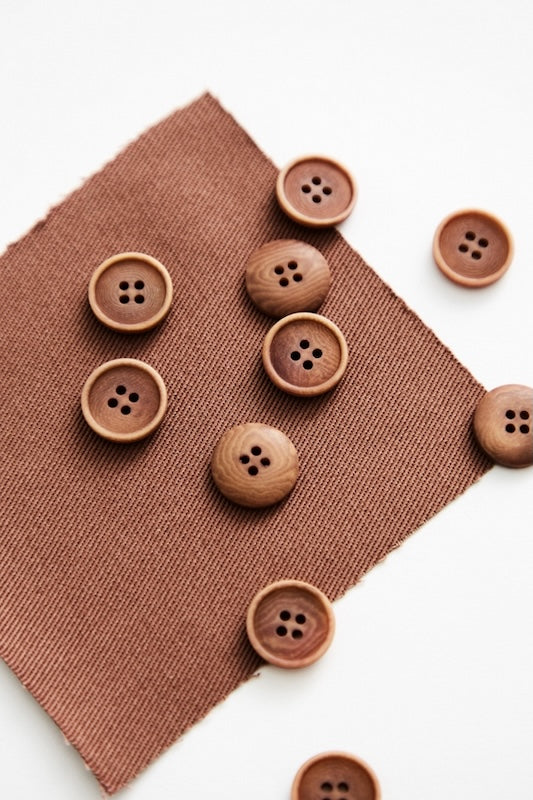 Mind the Maker - Corozo Buttons - 15mm - Four Hole - Various Colors
