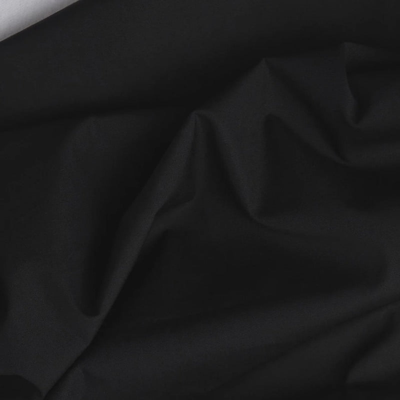 Mind the Maker - Organic Cotton Poplin - Black