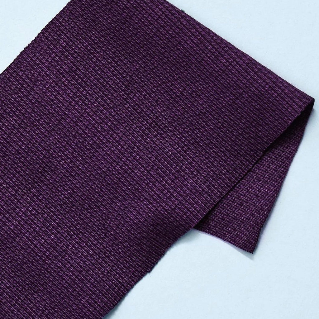 Mind the Maker - Organic Cotton Ribbing - Plum