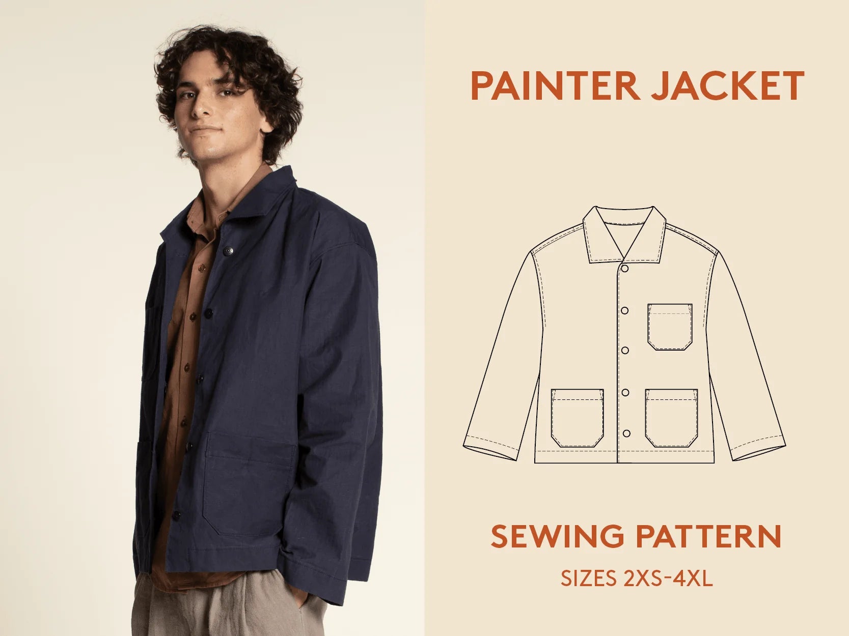 Wardrobe By Me - Painter's Jacket - Size 2XS-4XL
